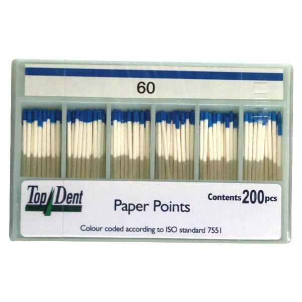 TD Paper Points Nr 60 Blå 200stk