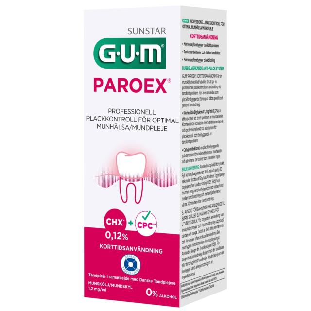 Paroex GUM 0.12% Munnskyll 300ml Paroex GUM 0.12% Munnskyll 300ml
