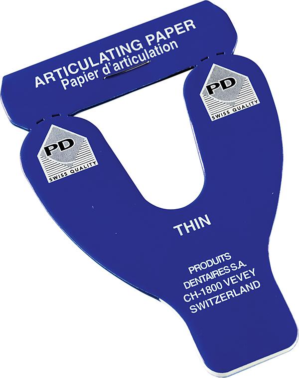 Artikulasjonspapir PD Blå Hestesko Tykt 6x12stk