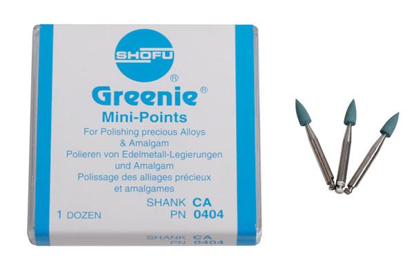 SHOFU Greenie Mini-Points 12stk