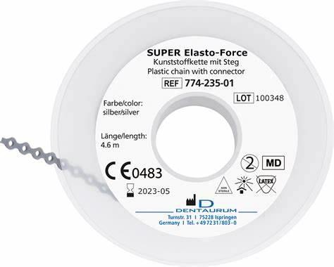 DE 774-235-00 Elasto-Force Ch Short Connector Silv