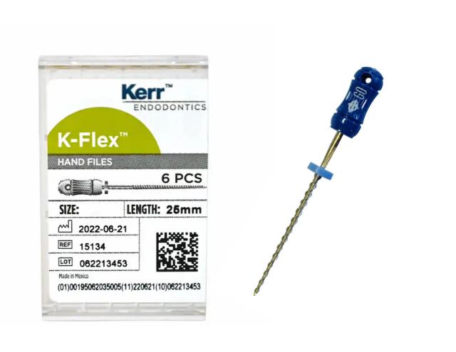 Kerr K-Flex Fil 25mm ISO 60 6stk