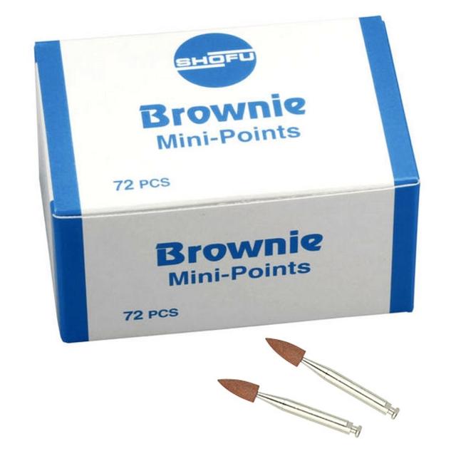 SHOFU Brownie Mini-Points 72stk