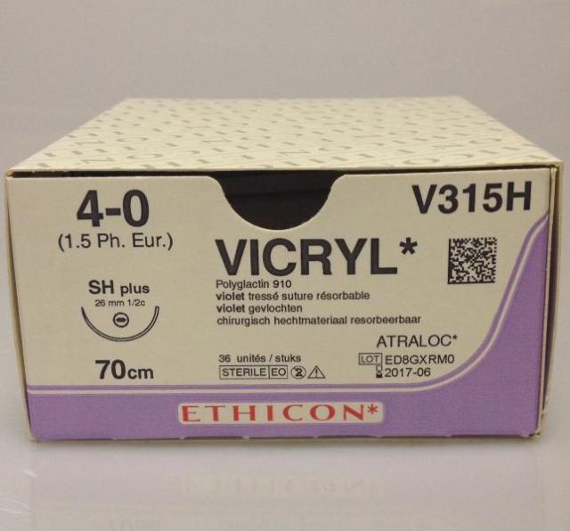 Ethicon V315H 4-0 vicryl 36stk