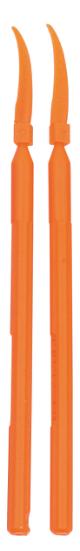 Wedge Wands Medium Orange 100stk