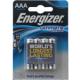 Energizer Lithium batterier 1,5V AAA 4stk